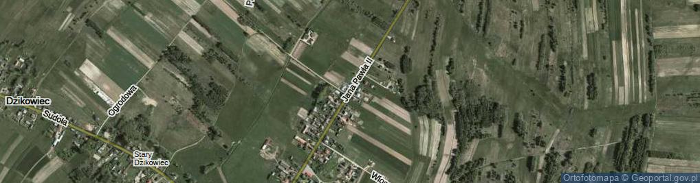 Zdjęcie satelitarne św. Jana Pawła II ul.